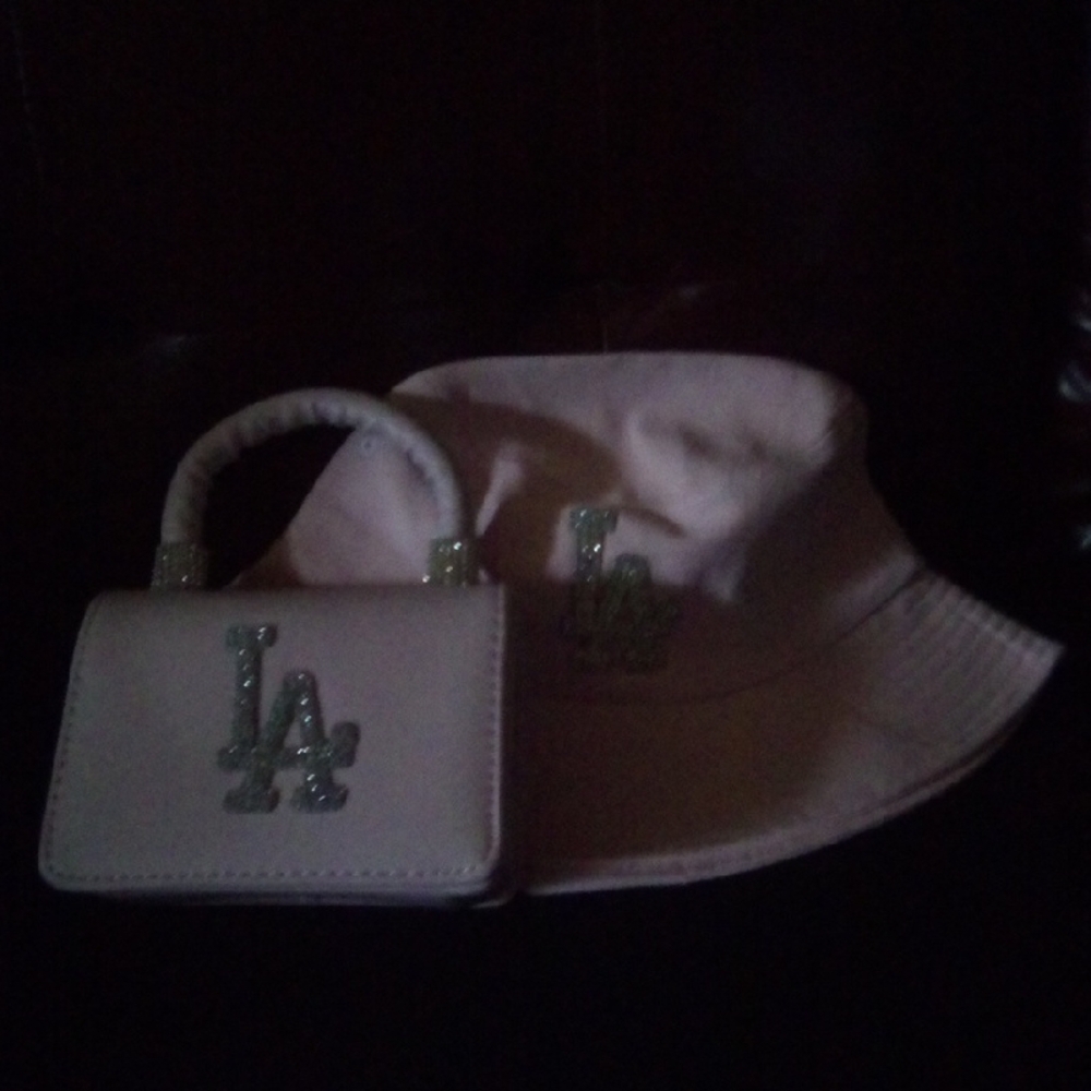 Kids Pink Hat and Bag Set